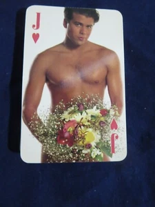 Tarjeta de juego Chippendales Jack of Hearts 1991 - Imagen 1 de 2