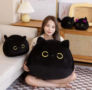 Chococat Black Cat Plush Pillow Dolls Soft Stuffed Animals Cat Pendant soft Gift - Picture 1 of 21