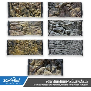 🦎 Terrarium Rückwand 3D 60x30cm Aquarium Hintergrund Amazona Stein Struktur NEU - Bild 1 von 52