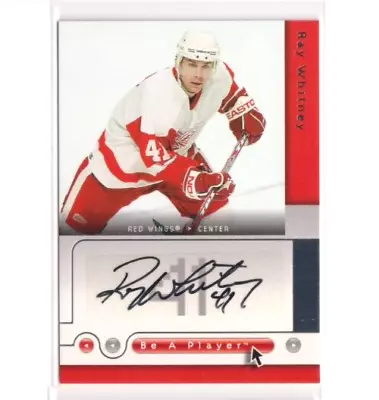 2005-06 Upper Deck Be A Player AUTO Ray Whitney Detroit Red Wings - Image 1 of 2