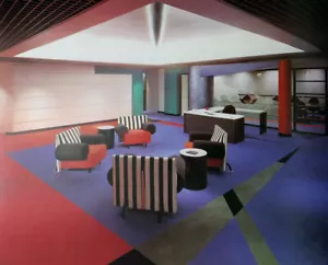 Vintage 1980er Jahre Innenarchitektur Michael Graves Memphis Milano Starck viele Fotos - Bild 1 von 12