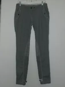 Lululemon Pedal Power Pant SZ 8 Women Gray Neutral Blush Biking Cycling Bike - Picture 1 of 10
