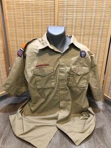 BSA Boy Scout Uniform Shirt Adult Mens Khaki AZ Grand Canyon XL H499 - Picture 1 of 7