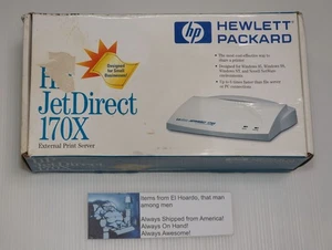 HP JetDirect 170x External Print Server for Ethernet new / J3258B Old Stock - Picture 1 of 8