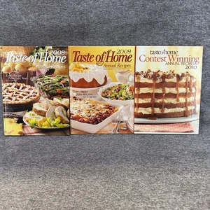✅Taste of Home Annual Recipes Cookbooks 2008 2009 & Contest Winning Recipes 2010 - Imagen 1 de 7
