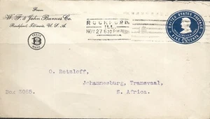 U.S.A - 1927 "Vintage Envelope Send From Illinois To South Africa" !!! - Picture 1 of 1