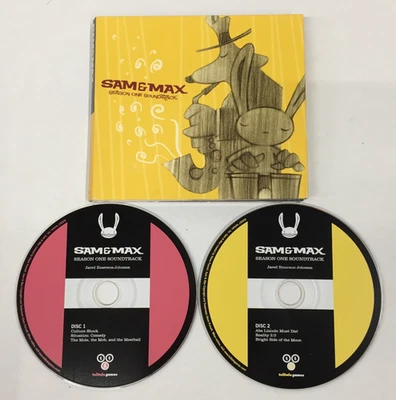 SAM & MAX Season One 1 Soundtrack TELLTALE GAMES Jared Emerson-Johnson 2 CD RARE Foto 1 de 4