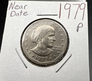 1979 P SBA $1 Susan B Anthony Near Date Wide Rim Key Variety CH BU UNC #B - Picture 1 of 6