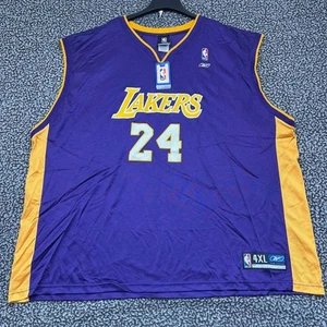 Los Angeles LA Lakers Bryant #24 Jersey Shirt Men 4XL Reebok Sleeveless New 2XL - Picture 1 of 7