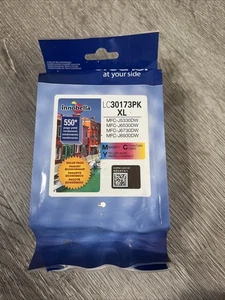 Brother LC30173PK XL Super High-Yield Ink Cartridge Cyan, Magenta, Yellow - Picture 1 of 3