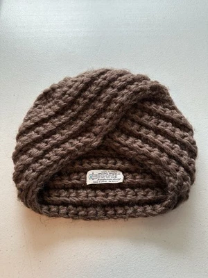 Gorra cruzada vintage marrón tejida torcida años 70/80 Foto 1 de 2