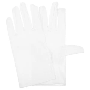 Stretchige Kinder Handschuhe weiß für Theaterveranstaltungen und Verkleiden - Bild 1 von 12