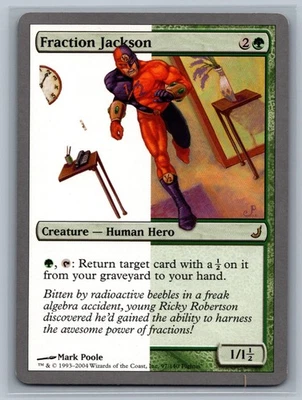 Magic The Gathering Unhinged Fraction Jackson #97/140 MTG TCG CCG - Image 1 of 2