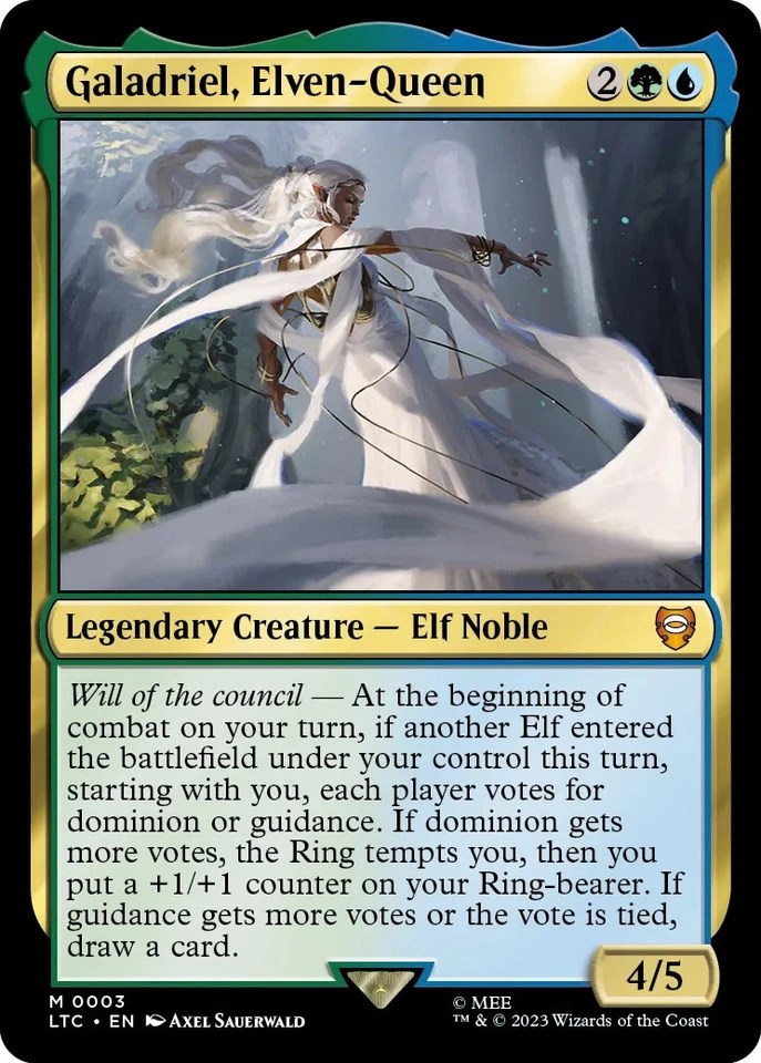 Foil - Galadriel, Elven-Queen - 3 / LP / English - Image 1 of 1