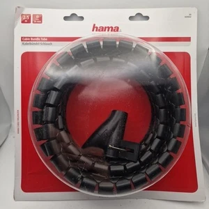 Hama 20602 Cable Bundle Tube Easy Cover, 2.5 M, 20 Mm, Black Cable Tidy - Afbeelding 1 van 2