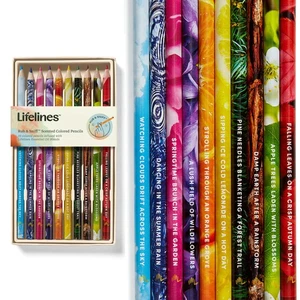 Lifelines Rub & Sniff Scented Colored Pencils (10pk - New) - Picture 1 of 1
