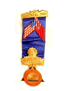 U.S. & Canadian Bill Posters & Distributors Assn 1905 Montreal Convention Badge - Bild 1 von 8