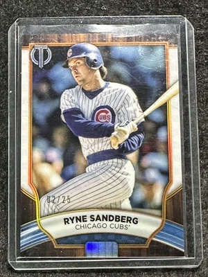 Ryne Sandberg - 2022 Topps Tribute - #18 - Orange Parallel - Cubs - HOF - 02/25 - Image 1 of 4