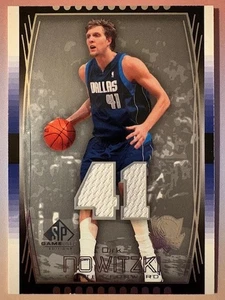 2004-05 Dirk Nowitzki UD SP Game-Used Jersey - Picture 1 of 2