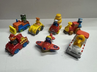Coches de juguete Hasbro Sesame Street Muppets 1981-1986 ¡Lote de seis (7) diecast! Foto 1 de 4