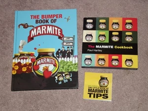 MARMITE The Bumper Book Of, Cookbook & Little Tips 3x BOOK COLLECTION + CUTTINGS - Picture 1 of 2