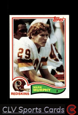 Football sports Topps Mark Murphy Washington Redskins Near Mint or Better - Image 1 of 2