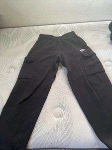 Nike Youth Sweatpants Cargos Black, Size Youth Large Kids - Picture 1 of 2
