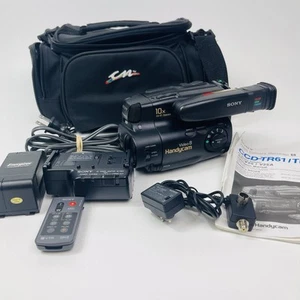 Pacchetto trasferimento video Sony Handycam Video8 Hi8 8 mm CCD-TR61 NTSC testato - Foto 1 di 15