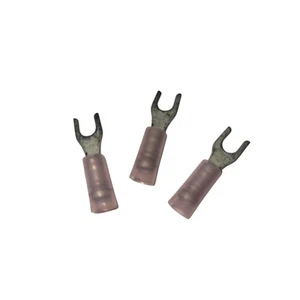 22-16 Nylon Insulated #6 Spade Wire Terminal Pkg 50 - Picture 1 of 1