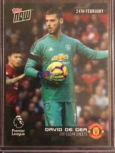 2019 Topps Now PL Premier League #86 David de Gea Manchester United FC - Picture 1 of 2