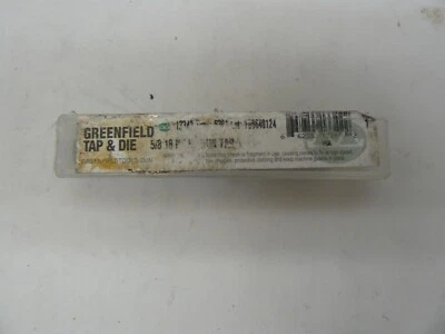 Greenfield Tap & Die 13342 5301 5/8-18NF H3 gun tap new - Image 1 of 4