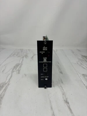 DBX 941A Tipo I| Reducción de Ruido 941 A 900 Panel Cubierta Blanco Foto 1 de 4