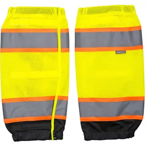 Portwest US389 Hi Vis Two-Tone Gaiters Contrast Panels Reflective Tape - Picture 1 of 1