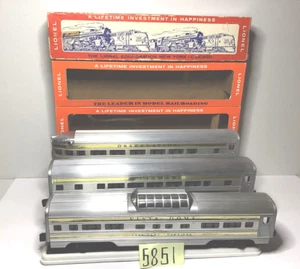 SET OF LIONEL # 2521, 2522, 2523,Gold Presidents Passenger Cars ,BOXES - Picture 1 of 12