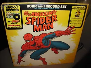 JUEGO DE LIBROS Y DISCOS DE COLECCIÓN INCREÍBLE SPIDER-MAN TOTALMENTE NUEVO STOCK ANTIGUO M 1977 - Imagen 1 de 24
