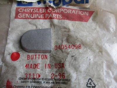 Botón del espejo retrovisor MoPar - NOS - Varios modelos - P/N 4054098 Foto 1 de 4