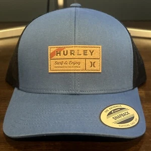 Hurley Snapback Blue Bristol Trucker Hat MSRP $30 - Picture 1 of 7
