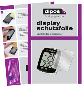 6x Pantalla para Sigma BC 12.12 Protector de protectores transparente dipos - Imagen 1 de 4