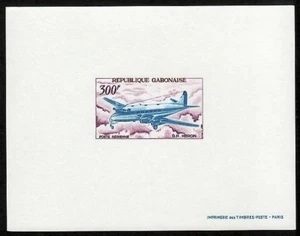 Gabon ScC51 Aviation, Plane, D.H. Heron, Deluxe Proof. - Picture 1 of 1