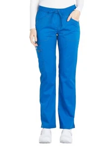Dickies Women's Essense Mid Rise Straight Leg Drawstring Pant, Royal, XXX-Large - Picture 1 of 3