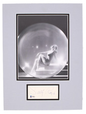 Burlesque Dancer & Actress Sally Rand Signed Auto Matted Photo Display BAS Authe