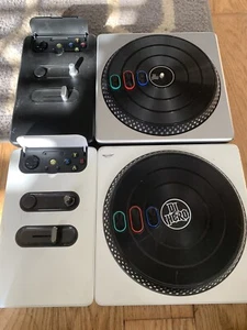 2 Xbox 360 Wireless Plattenspieler Mixer nur für DJ Hero Mixer keine Spiele Korrosion - Bild 1 von 12