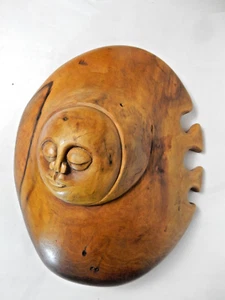 Unica scultura in legno massello intagliato a mano di Carl Langspecht, scultura firmata arte - Foto 1 di 12