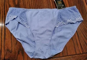 NWT WACOAL NYLON/SPANDEX HIPSTER PANTIES LACE INSETS 845211 529 PERI L - Picture 1 of 2