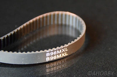 Zahnriemen 96 Zähne B96MXL 2mm-Teilung Zahnräder Modellbau RC Synchronriemen - Bild 1 von 3