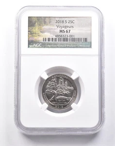 MS67 2018-S Washington Quarter Voyageurs NGC *6159 - Picture 1 of 3