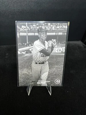 2024 Topps Black & White - Topps Vault Short Print #106 Ernie Banks - Image 1 of 2