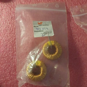 1pcs Toroidal Line Chokes 744154 WE-FI 172uH +- 20% 6.5A 55mΩ Wurth - Imagen 1 de 1