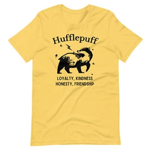 Hufflepuff House Harry Potter Unisex T-shirt S,M,L,XL,2X,3X,4X - Picture 1 of 6