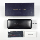 Ralph Laure Black Leather Glasses Case Case Sunglasses/ Eyeglasses Frames In Vgc